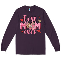 Plum best mom ever Long Sleeve Tee - MaliasSmallBusiness