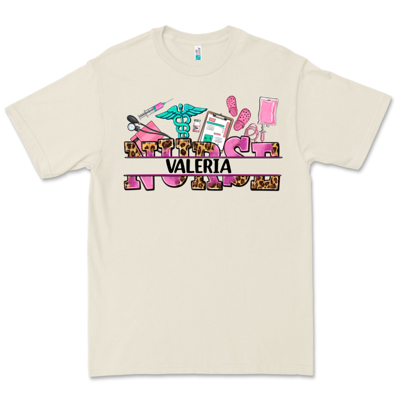 Nurse Custom Name Premium Tee by AdoDesignShop | Teevron