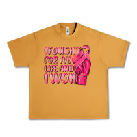 Peanut Butter i fought for my life and i won Urban Heavy Tee - NancyCooperArtShop