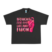 Pigment Black i fought for my life and i won Urban Heavy Tee - NancyCooperArtShop