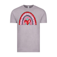Vintage Zinc valentine's day rainbow Vintage Tee - BarkalooDesign