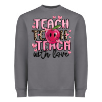 Storm teach teach teach with love Heavyweight Sweatshirt - MaliasSmallBusiness