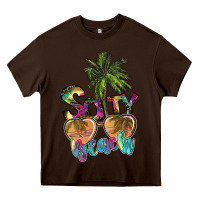 Chocolate Brown salty beach Heavy Core Tee - SublimationCraftShop