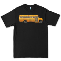 Black school bus Premium Tee - FaDigitalArtStudio