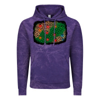 Cloud Purple green buffalo plaid christmas background Vintage Hoodie - AdoDesignShop