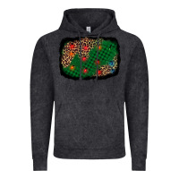 Vintage Black green buffalo plaid christmas background Vintage Hoodie - AdoDesignShop