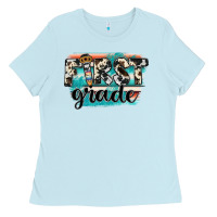 Baby Blue first grade Ladies Tee - JahusDesignShop