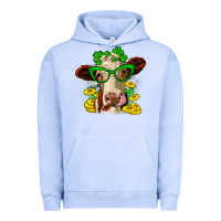 Pigment Grape Ice St. Patrick's Day cow Urban Hoodie - OliviaCreatesArt