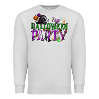 Dove Grey Halloween Party Premium Sweatshirt - texasbilliewilder