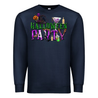 Navy Halloween Party Premium Sweatshirt - texasbilliewilder