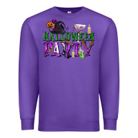 Purple Halloween Party Premium Sweatshirt - texasbilliewilder