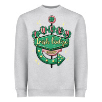 Heather Grey irish lodge vacant Heavyweight Sweatshirt - MaliasSmallBusiness