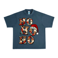 Midnight Navy ho ho ho western christmas Urban Heavy Tee - Jasminsmagicworld