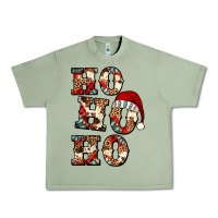 Oil Green ho ho ho western christmas Urban Heavy Tee - Jasminsmagicworld