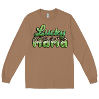 Toasted Coconut lucky mama Long Sleeve Tee - MaliasSmallBusiness