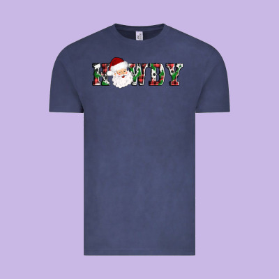 Howdy Santa Vintage Tee Designed By Adodesignshop