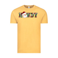 Vintage Mustard howdy santa Vintage Tee - AdoDesignShop