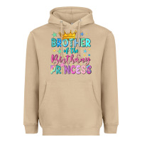 Mushroom brother of the birthday princess Heavyweight Hoodie - NancyCooperArtShop