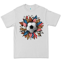 Dove Grey football sunflower Premium Tee - HRA Design Shop