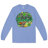 Colony Blue one lucky teacher Long Sleeve Tee - MaliasSmallBusiness