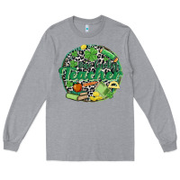 Heather Grey one lucky teacher Long Sleeve Tee - MaliasSmallBusiness