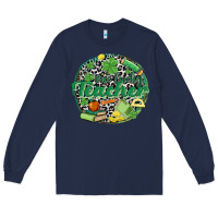Navy one lucky teacher Long Sleeve Tee - MaliasSmallBusiness