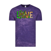 Cloud Purple love luck with clover Vintage Tee - NancyCooperArtShop