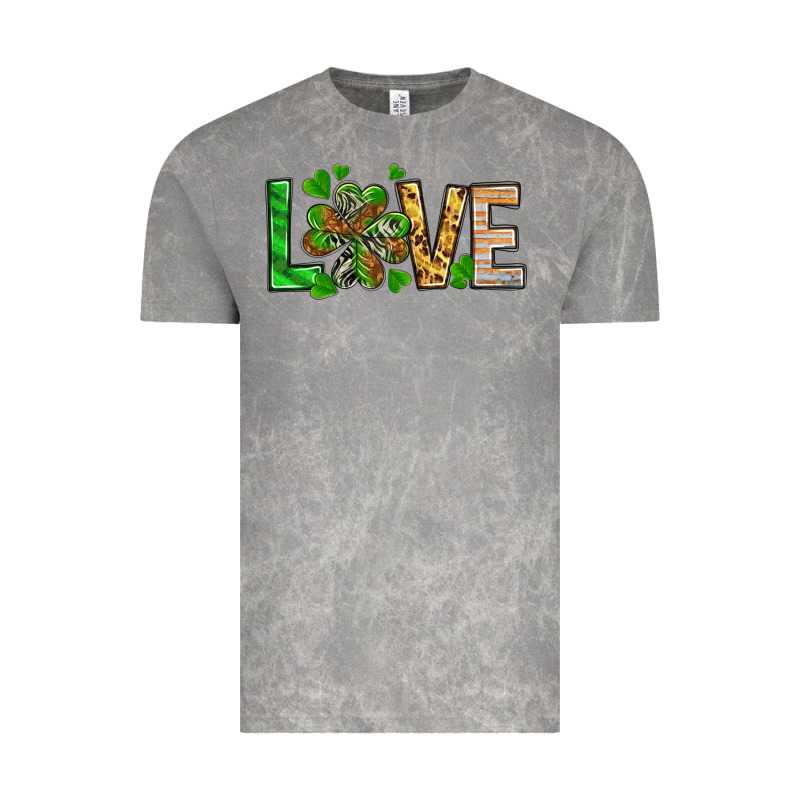 Love Luck With Clover Vintage Tee by NancyCooperArtShop | Teevron