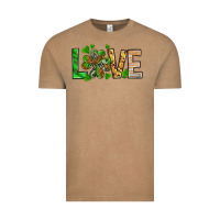 Vintage Coffee love luck with clover Vintage Tee - NancyCooperArtShop