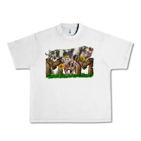 Lunar Rock Western Mom With Spotted Pig And Baby Pig Urban Heavy Tee - LillyAllenDesigns