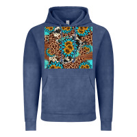 Vintage Denim gemstone sunflower Vintage Hoodie - AdoDesignShop