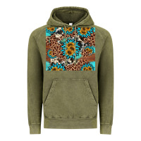 Vintage Olive gemstone sunflower Vintage Hoodie - AdoDesignShop