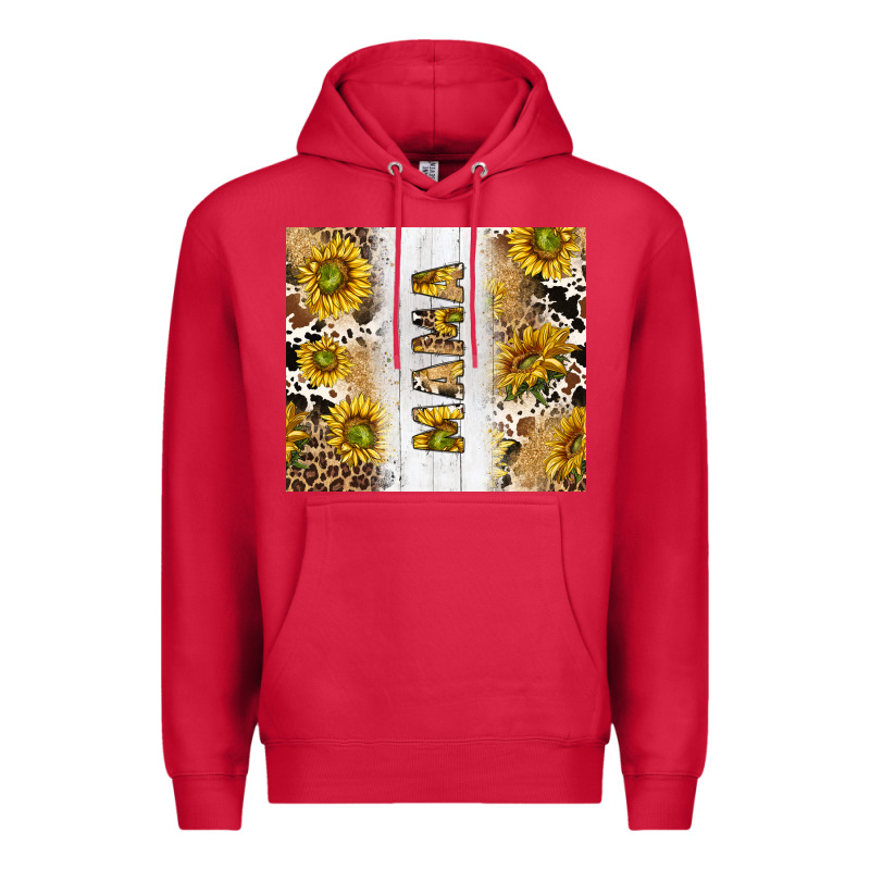 Western Mother's Day Mama With Cowhide And Sunflowers Tumbler Tbs Premium Hoodie by TumblerDesignByShophia | Teevron