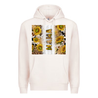 Pale Pink western mother's day mama with cowhide and sunflowers tumbler tbs Premium Hoodie - TumblerDesignByShophia
