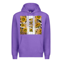 Purple western mother's day mama with cowhide and sunflowers tumbler tbs Premium Hoodie - TumblerDesignByShophia