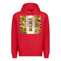Red western mother's day mama with cowhide and sunflowers tumbler tbs Premium Hoodie - TumblerDesignByShophia