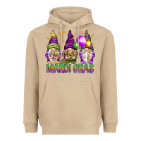 Mushroom Mardi Gras crew with gnomes Heavyweight Hoodie - NancyCooperArtShop