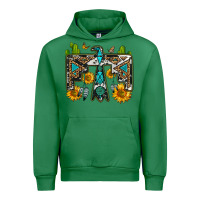 Emerald western free bird Urban Hoodie - OliviaCreatesArt