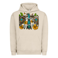 Pigment French Oak western free bird Urban Hoodie - OliviaCreatesArt