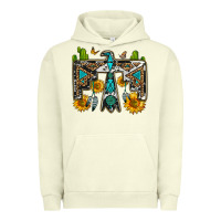 Pigment Pistachio western free bird Urban Hoodie - OliviaCreatesArt