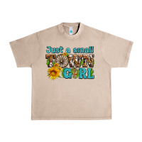 Just A Small Town Girl With Sunflowers And Money Urban Heavy Tee | Teevron