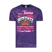 Cloud Purple as a taurus girl zodiac girls Vintage Tee - Jasminsmagicworld