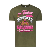 Vintage Olive as a taurus girl zodiac girls Vintage Tee - Jasminsmagicworld