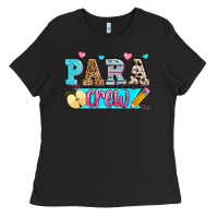 Black para crew Ladies Tee - Zillion Design Studio