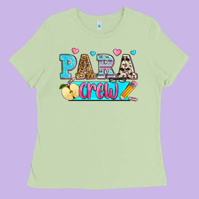 Para Crew Ladies Tee Designed By Zillion Design Studio