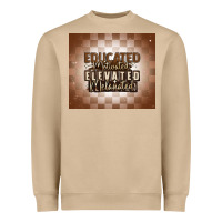 Mushroom educated motivated elevated melanated Heavyweight Sweatshirt - MaliasSmallBusiness