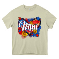Mossy American mini heart Heavy Core Tee - Neo Western