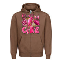 Chestnut cheer for the cure breast cancer Zipper Hoodie - LillyAllenDesigns