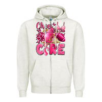 Cheer For The Cure Breast Cancer Zipper Hoodie | Teevron