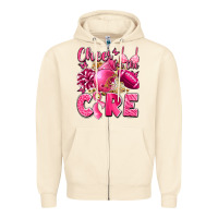 Sandshell cheer for the cure breast cancer Zipper Hoodie - LillyAllenDesigns